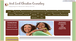 Desktop Screenshot of nextlevelchristiancounseling.com